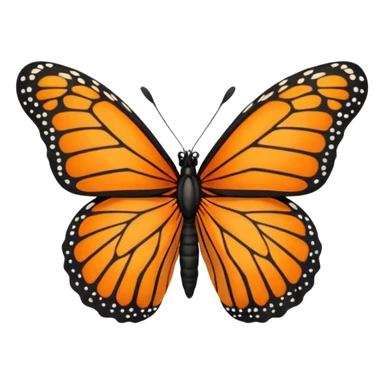 monarch butterfly sticker