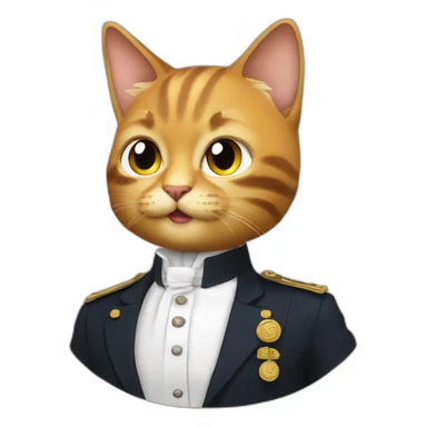 Macron qui bouffe des chat sticker