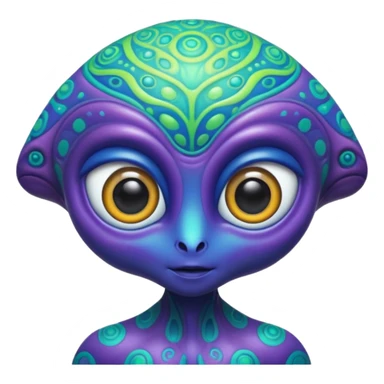 fantastic alien sticker