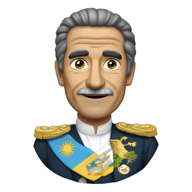 milei president of argentina sticker