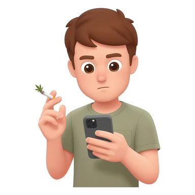 long lazy afternoons smoking pot and texting girls sticker