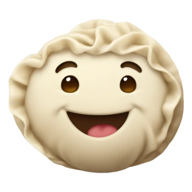 A dumpling smiling wearing Mickey ears and giving a thumbs up sticker