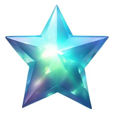crystal star blinging sticker