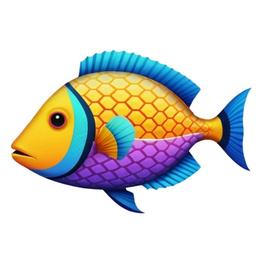 Reef triggerfish  sticker