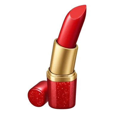 Lipstick glitter sticker