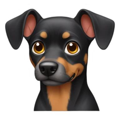 Pincher dog sticker