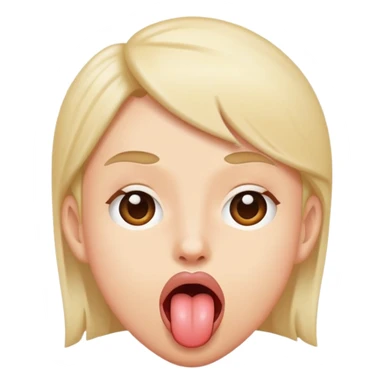 seriously sticking tongue out sticker