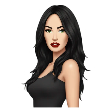 rock megan fox sticker