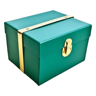 коробка для доставки светло зеленого насыщенного цвета  sticker