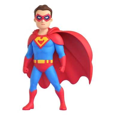 superhero landmark sticker