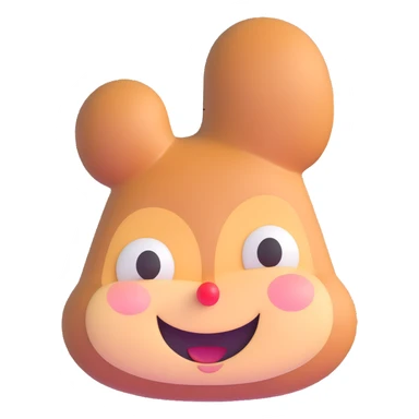 iconic face of Sandy Cheeks from SpongeBob sticker