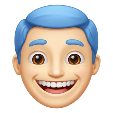 Cute insta denture   sticker