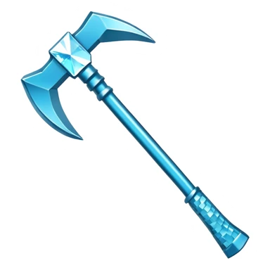 Minecraft diamond pickaxe sticker