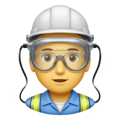 safety glasses sticker