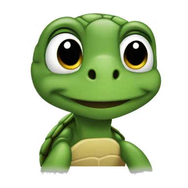 turtle named emma  sticker