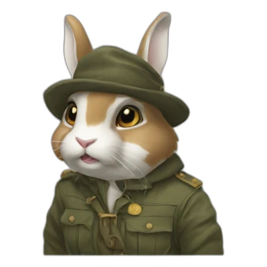 Coup du lapin sticker