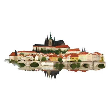 Prague city sticker