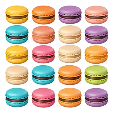 just one macarons sticker
