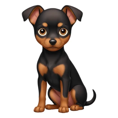 cachorro pinscher  sticker