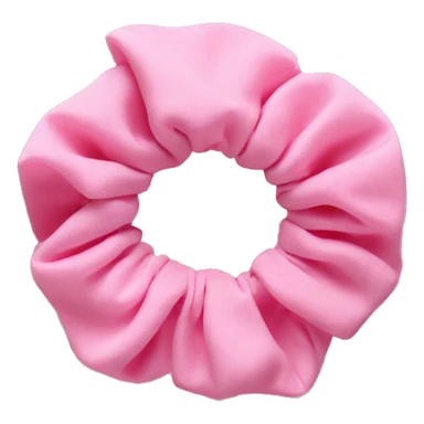 pink scrunchie sticker