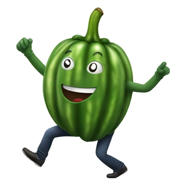 a pepino dancing sticker