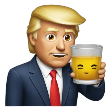 Trump-drink-berr sticker