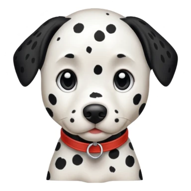 Dalmatian dog sticker
