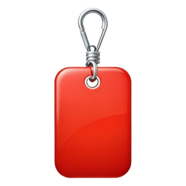 Tag vermelha sticker