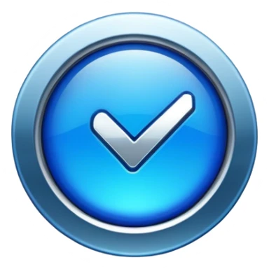 Blue tick instagram  sticker