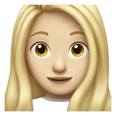 Pale teen with blonde hair and hazel eyes 0.5 sticker