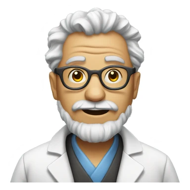 crazy scientist sticker