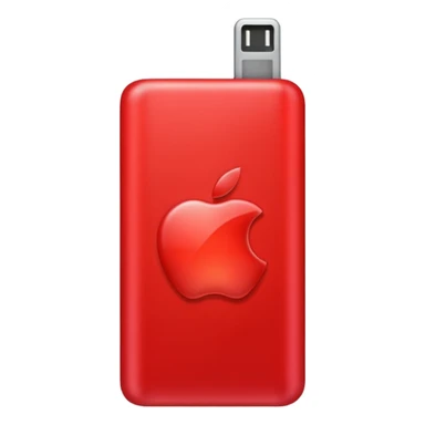 low battery icon apple sticker