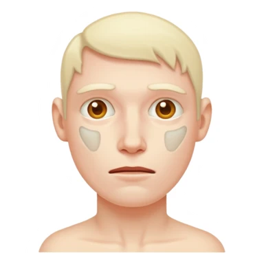 Extra pale and dehydrated  sticker