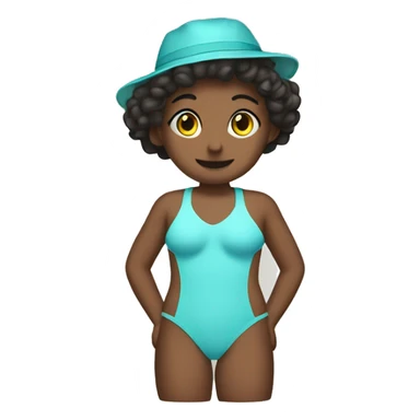 Costal bathing suit sticker
