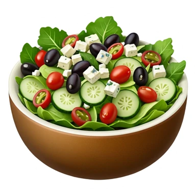 BOWL DI INSALATA,  iperrealistico 4k, No tomatoes sticker