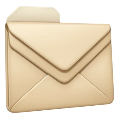 Letter color pale beige creamy sticker