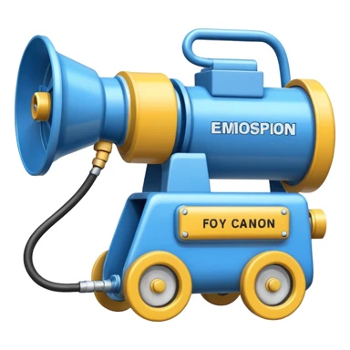 The water cannon machine sticker
