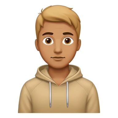 Apparel less man sticker