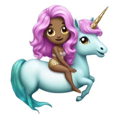 Unicorn mermaid  sticker