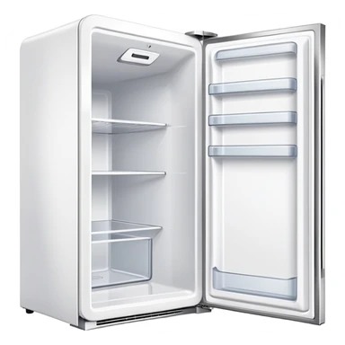 modern white fridge sticker