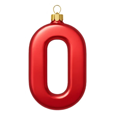 the number "1637" as a christmas ornament sticker