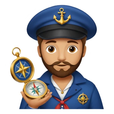 Magellan with compas sticker