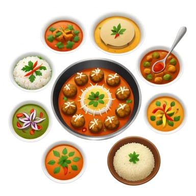 home cooked indian food sticker