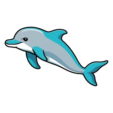 dolphin sticker