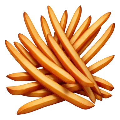 dark red french fries sticker