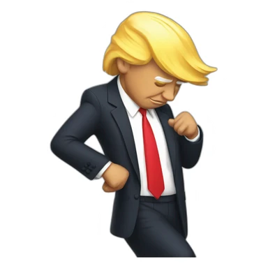 Donald trump dab sticker