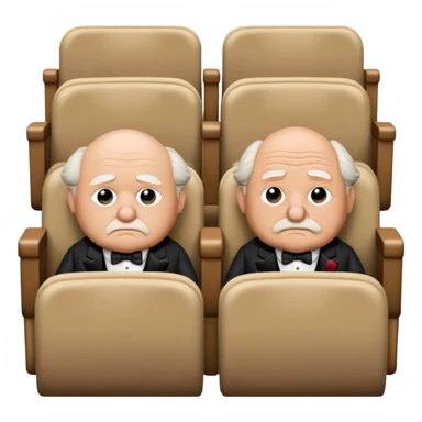 Statler and Waldorf  sticker