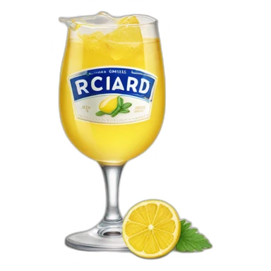 verre de Ricard Pastis de Marseille 51 sticker