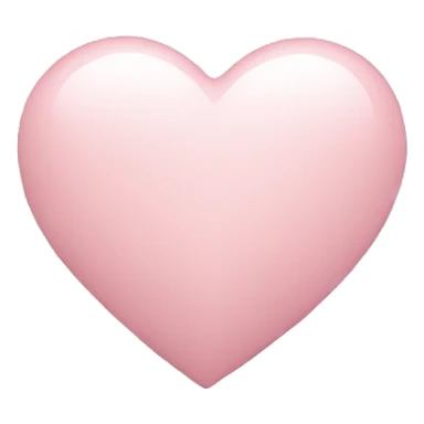 Light pink heart with clouds sticker