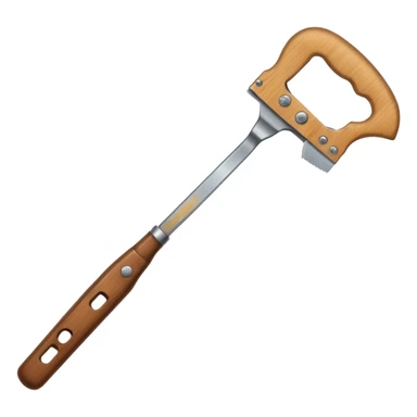 une scie pour couper du bois sticker